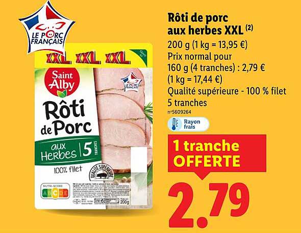 Rôti de porc aux herbes XXL