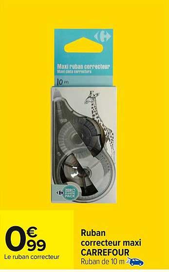Ruban correcteur maxi CARREFOUR