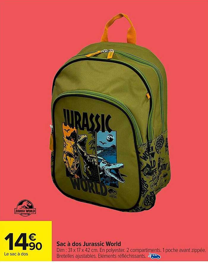 Sac à dos Jurassic World