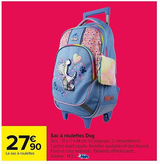 Sac à roulettes Dog