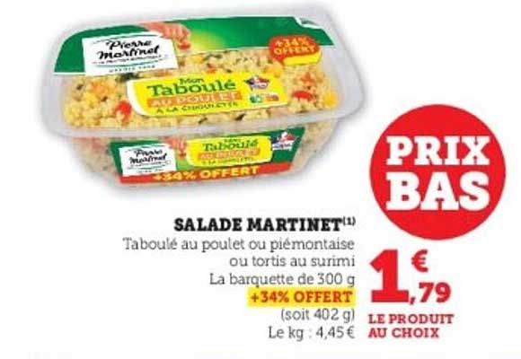 SALADE MARTINET