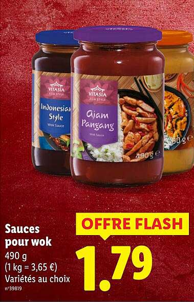 Sauces pour wok