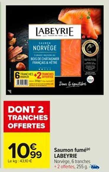 Saumon fumé LABEYRIE