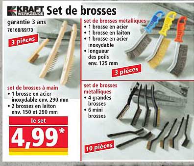 Set de brosses