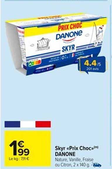 Skyr « Prix Choc » DANONE
