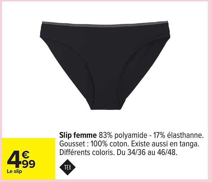 Slip femme