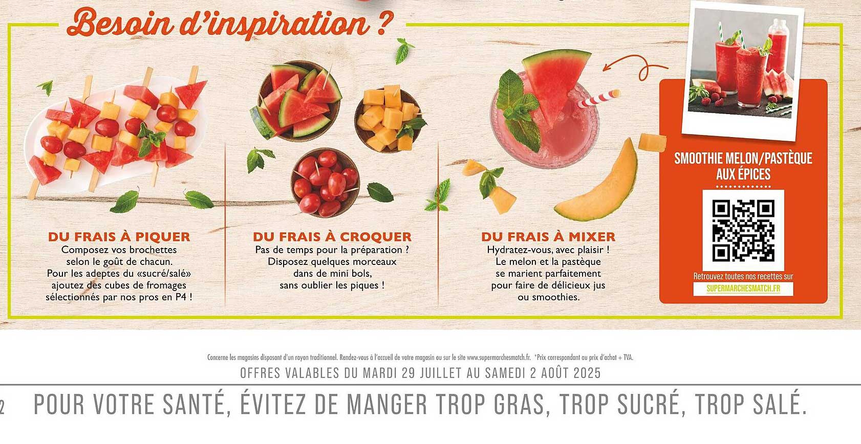 Smoothie Melon/Pasteque aux épices
