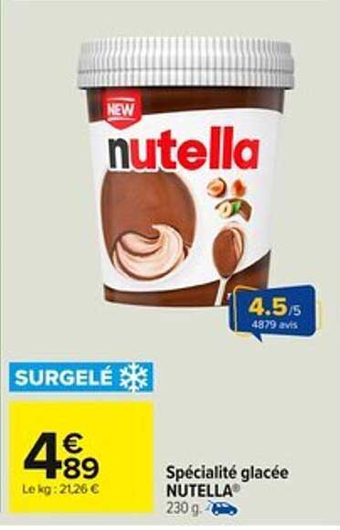 Spécialité glacée NUTELLA® 230 g