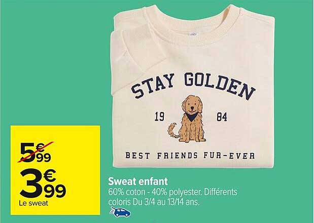 Sweat enfant