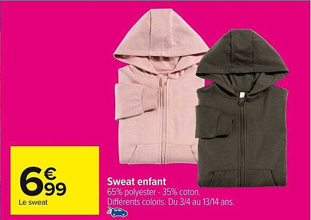 Sweat enfant