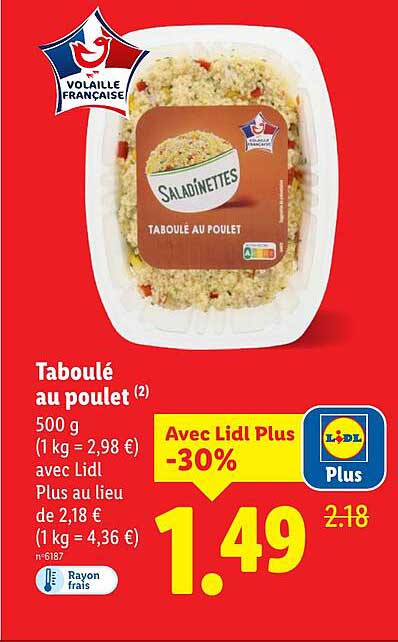 Taboulé au poulet