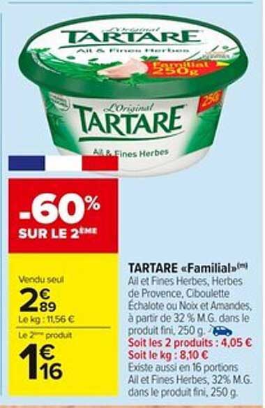 TARTARE «Familial»
