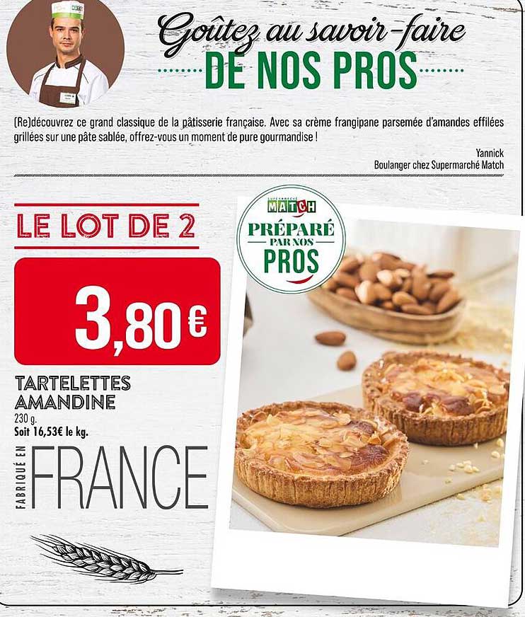 TARTELETTES AMANDINE