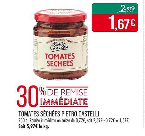 TOMATES SÉCHÉES PIETRO CASTELLI