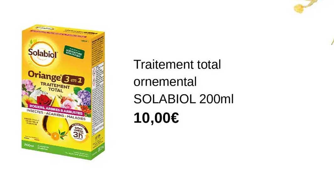 Traitement total ornemental SOLABIOL 200ml