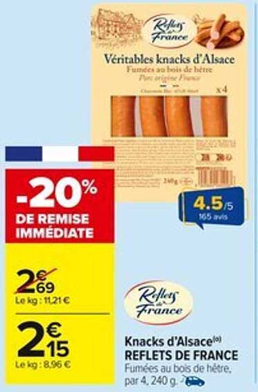 Véritables knacks d'Alsace