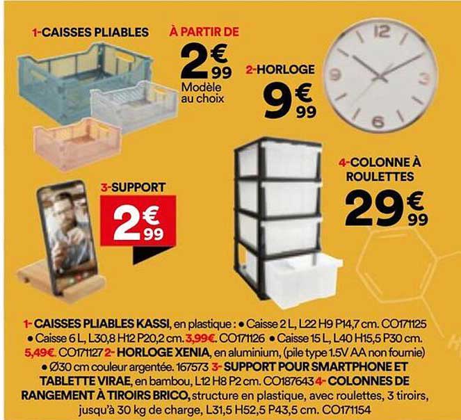 1-CAISSES PLIABLES
