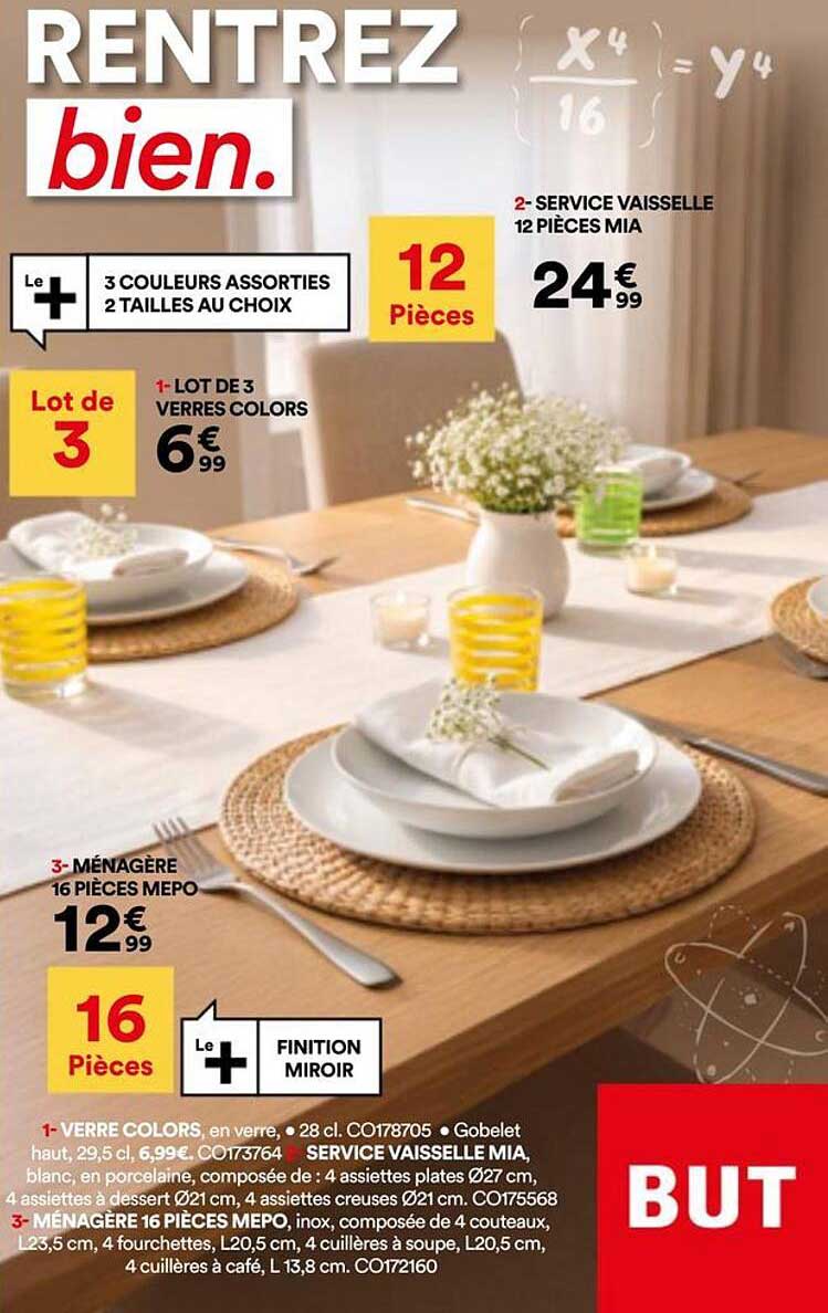 1- LOT DE 3 VERRES COLORS