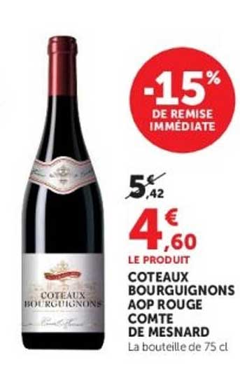 -15% DE REMISE IMMÉDIATE