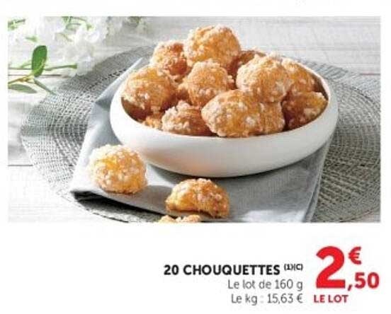 20 CHOUQUETTES