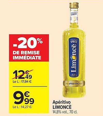 -20% DE REMISE IMMÉDIATE