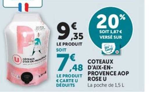 20% SOIT 1,87 € VERSE SUR