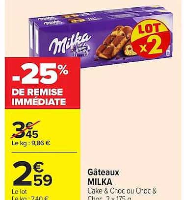 -25% DE REMISE IMMÉDIATE