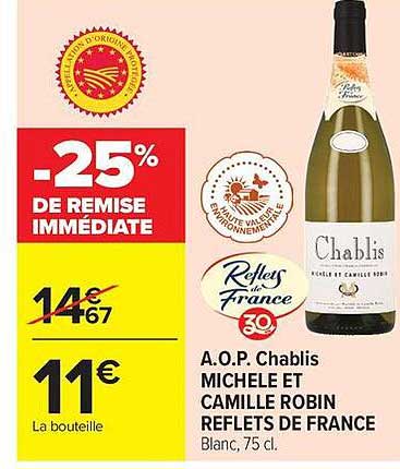 -25% DE REMISE IMMÉDIATE