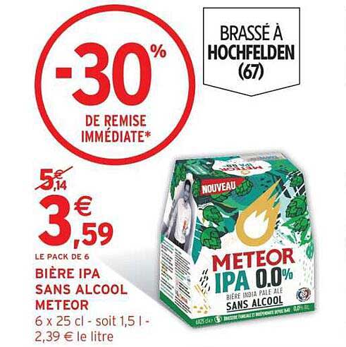 -30% de remise immédiate*