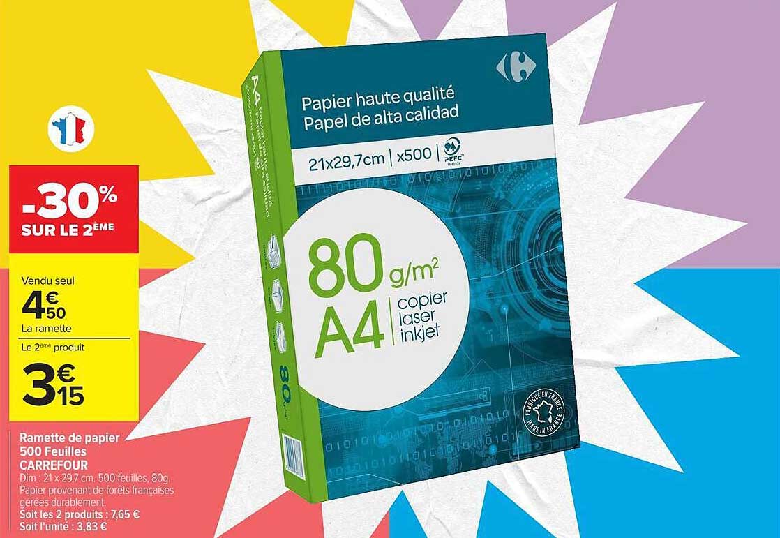-30% SUR LE 2EME