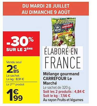 -30% SUR LE 2ÈME