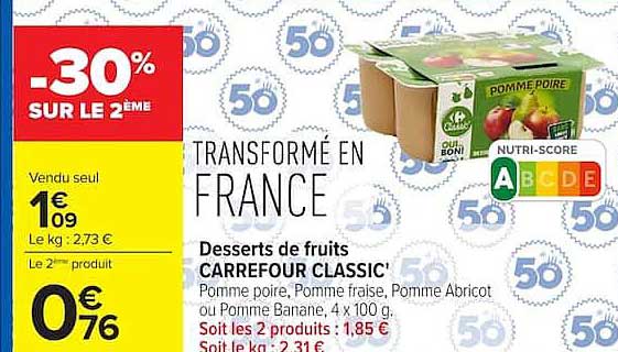 -30% SUR LE 2ÈME