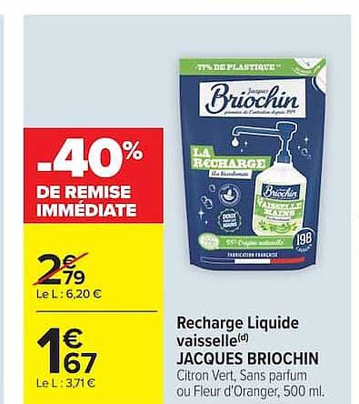 -40% DE REMISE IMMEDIATE