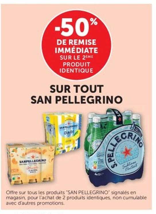 -50% DE REMISE IMMÉDIATE SUR LE 2ÈME PRODUIT IDENTIQUE