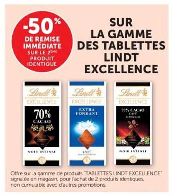 -50% DE REMISE IMMÉDIATE SUR LE 2ÈME PRODUIT IDENTIQUE
