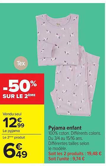 -50% SUR LE 2ÈME