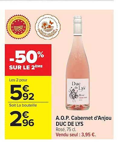 -50% SUR LE 2ÈME