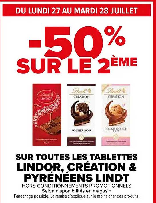 -50% SUR LE 2ÈME