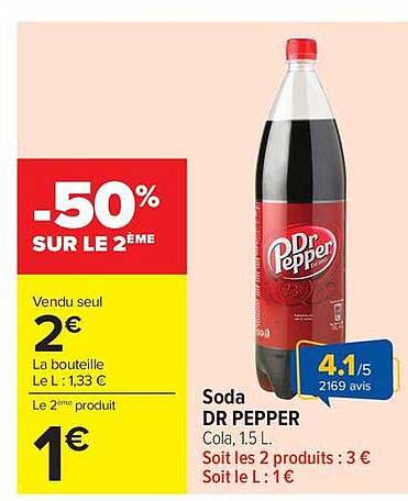 -50% SUR LE 2ÈME