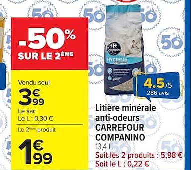 -50% SUR LE 2ÈME