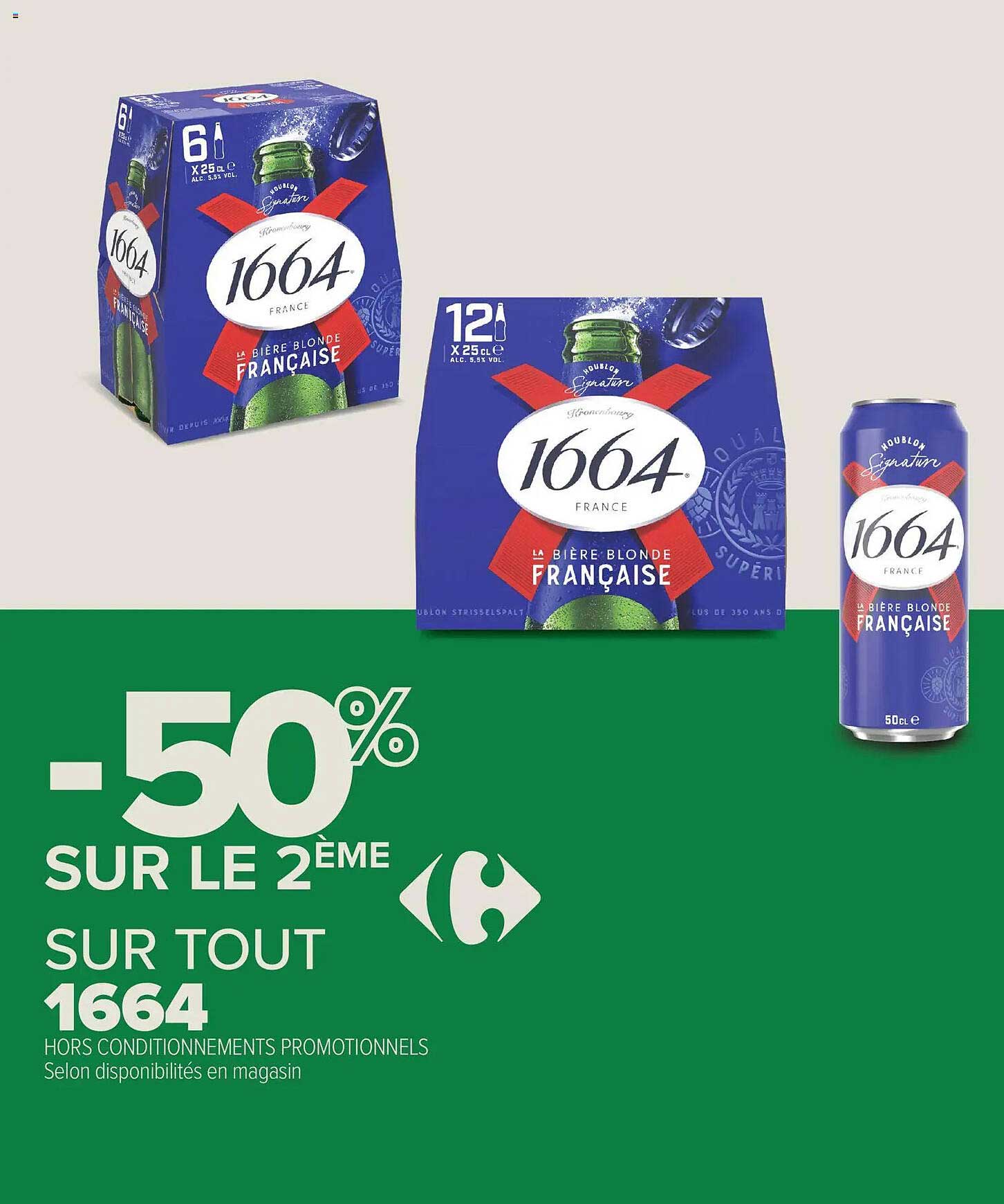 -50% SUR LE 2ÈME SUR TOUT 1664