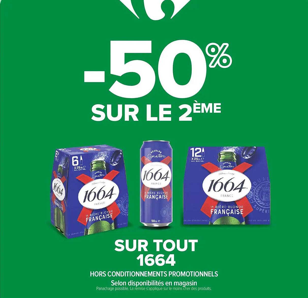 -50% SUR LE 2ÈME SUR TOUT 1664
