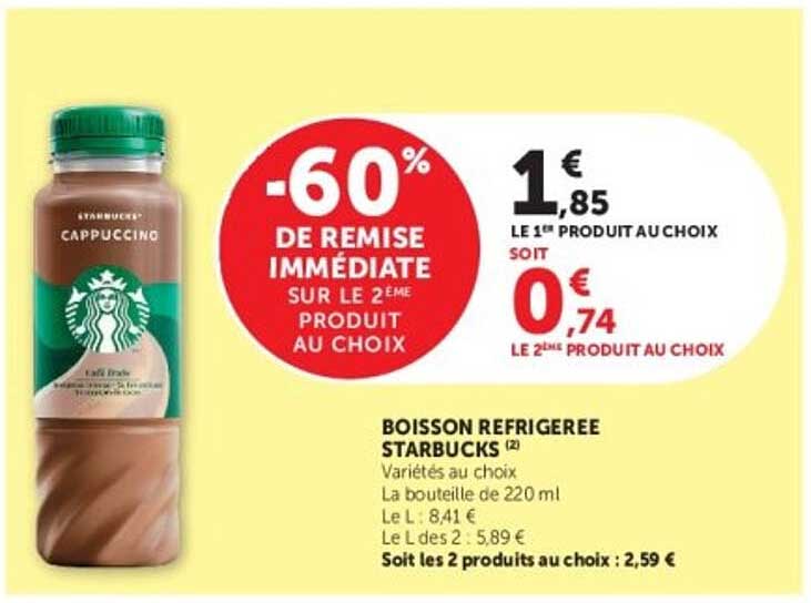 -60% DE REMISE IMMÉDIATE SUR LE 2ÈME PRODUIT AU CHOIX