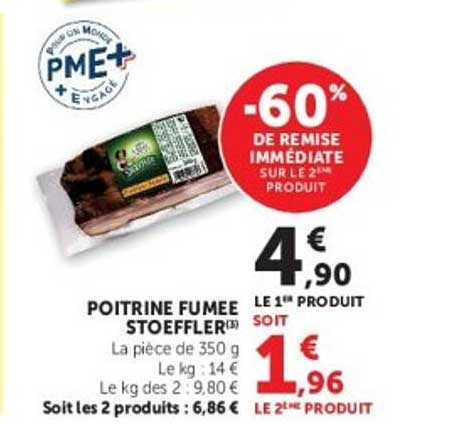 -60% DE REMISE IMMEDIATE SUR LE 2ÈME PRODUIT