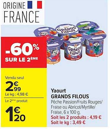-60% SUR LE 2ÈME
