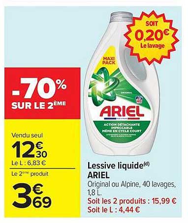-70% SUR LE 2ème