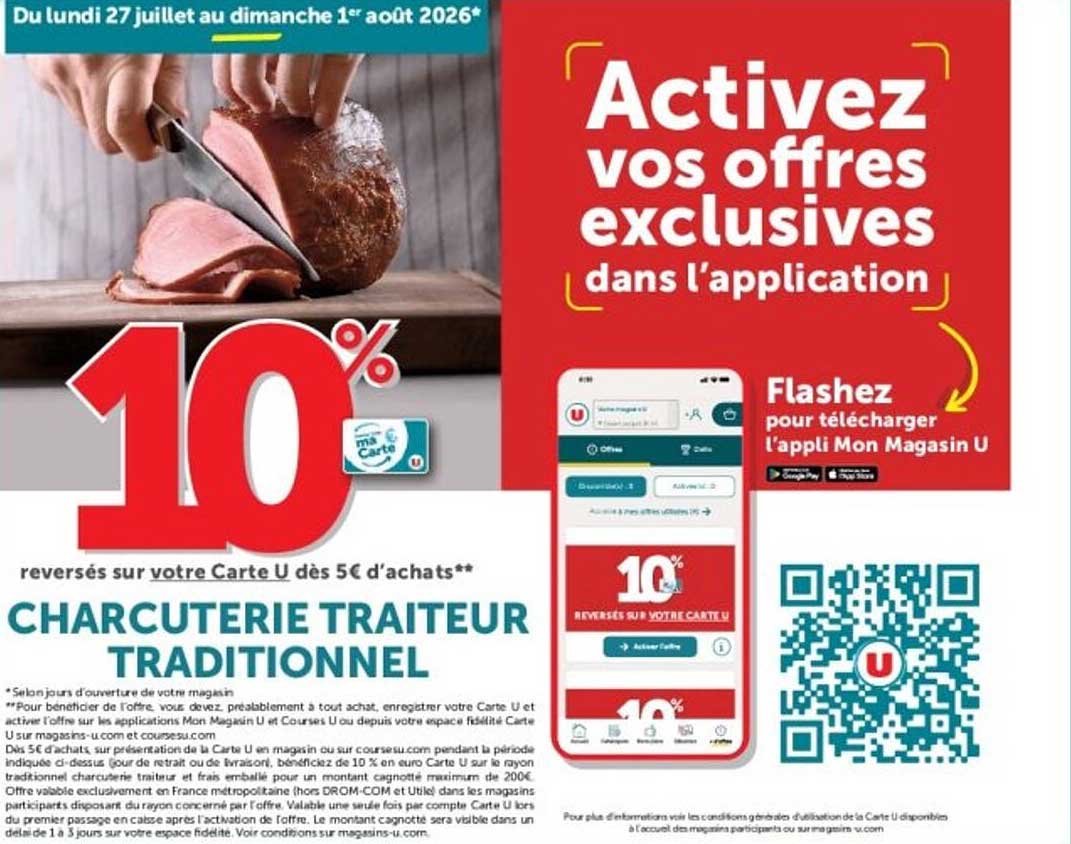 Activatez vos offres exclusives dans l’application