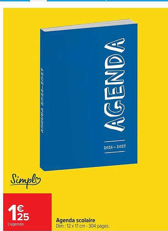 Agenda scolaire