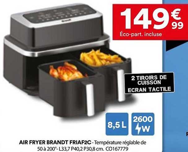 AIR FRYER BRANDT FRIAF2C