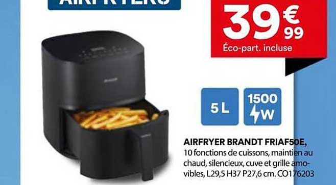 AIRFRYER BRANDT FRIAF50E